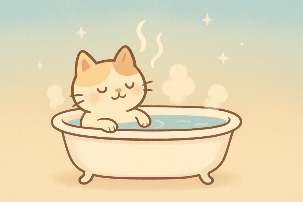 しっかり眠るためのお風呂の入り方の記事のアイキャッチ画像